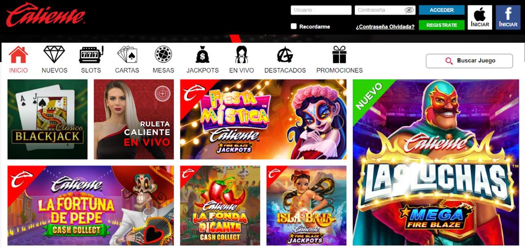 Sitio oficial de Caliente Casino caliente casino bonos