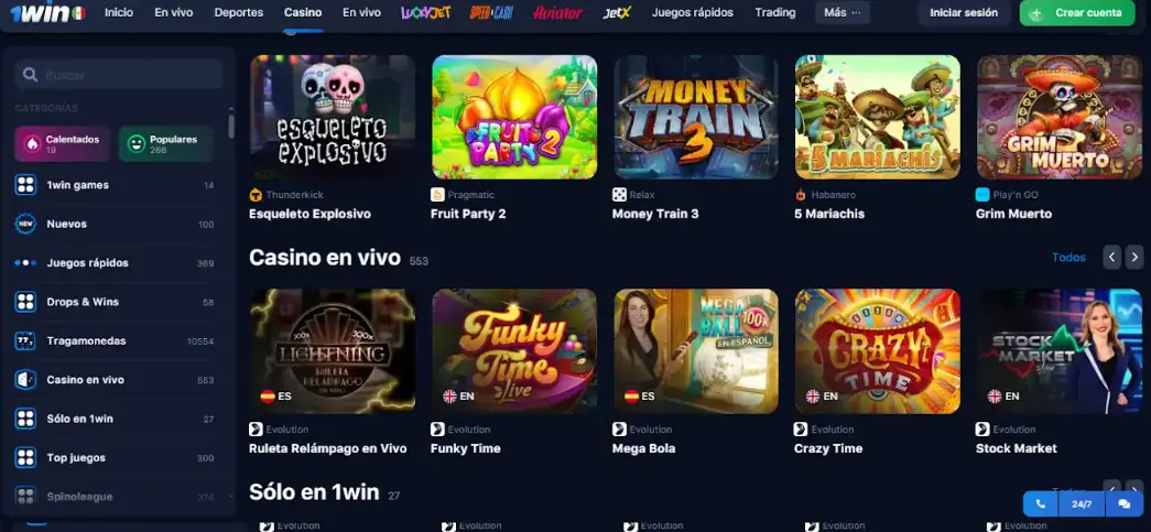 1Win casino en México 1Win casino en México