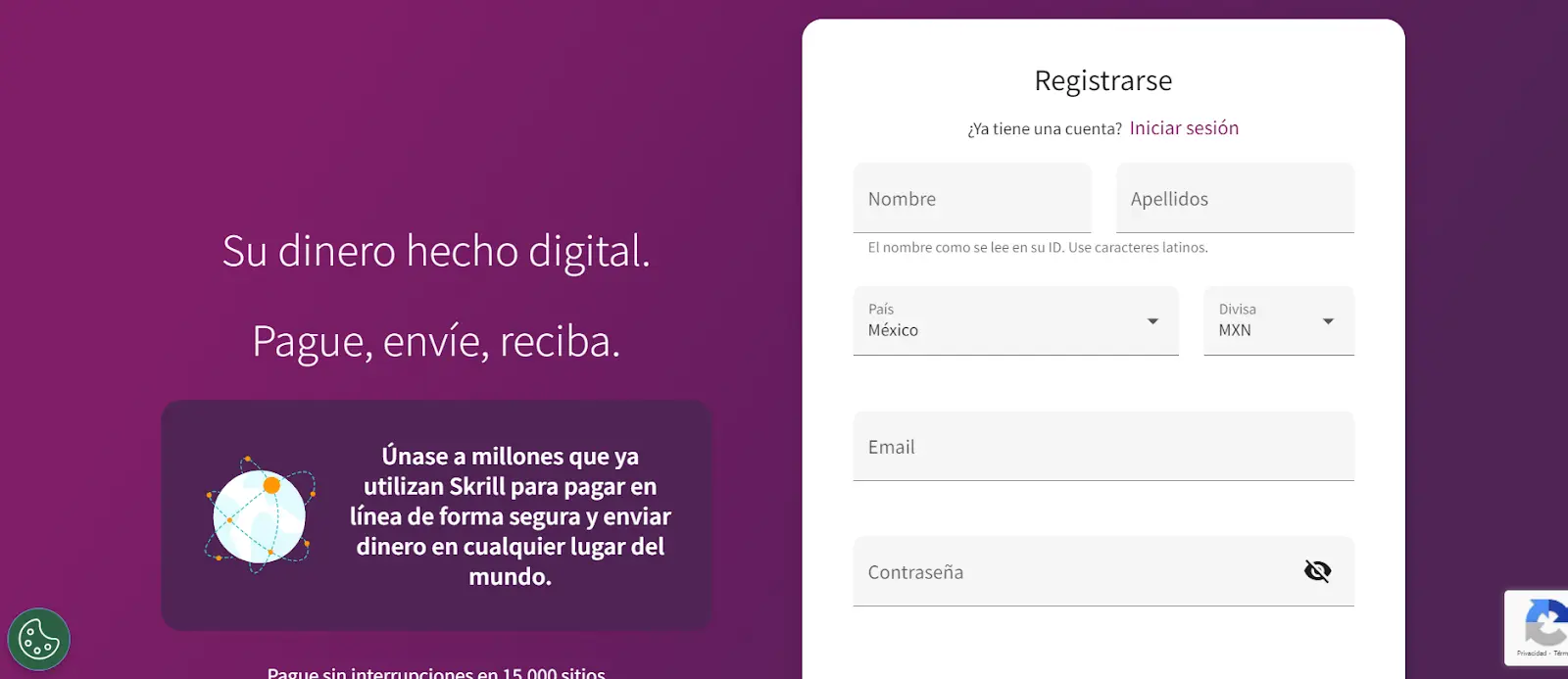 Crea tu cuenta y conoce todos sus beneficios registro cuenta