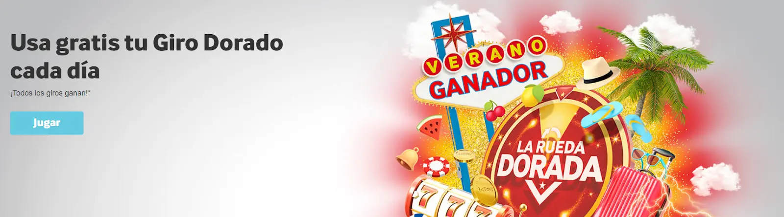 Usa los giros dorados para ganar dinero real promoción casino