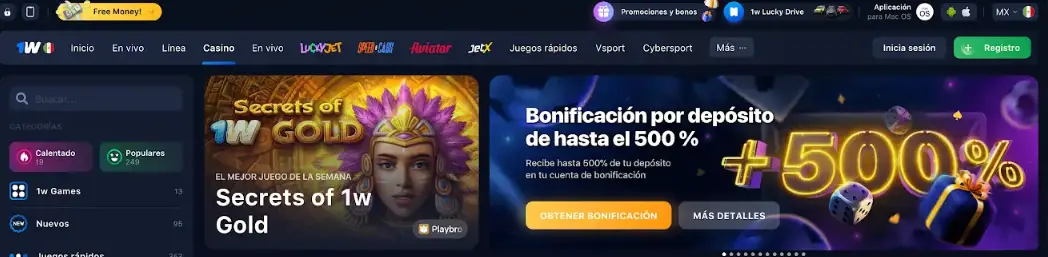 1Win casino en México 1Win casino México