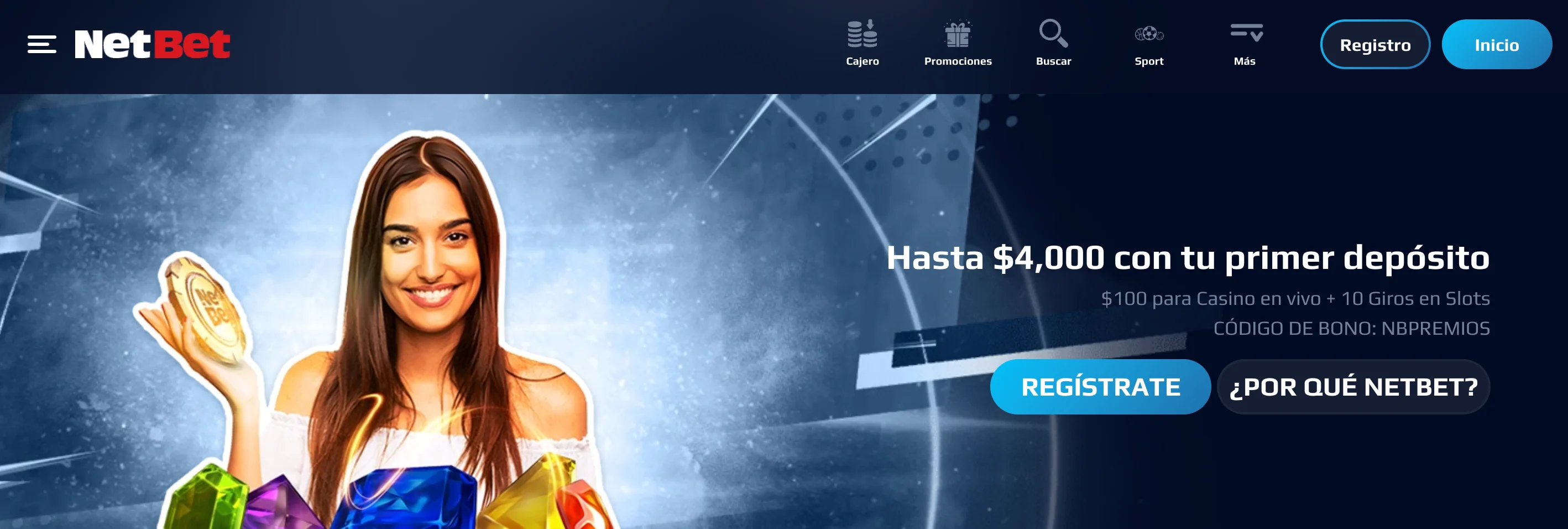 Hay una gran gama de juegos en NetBet NetBet