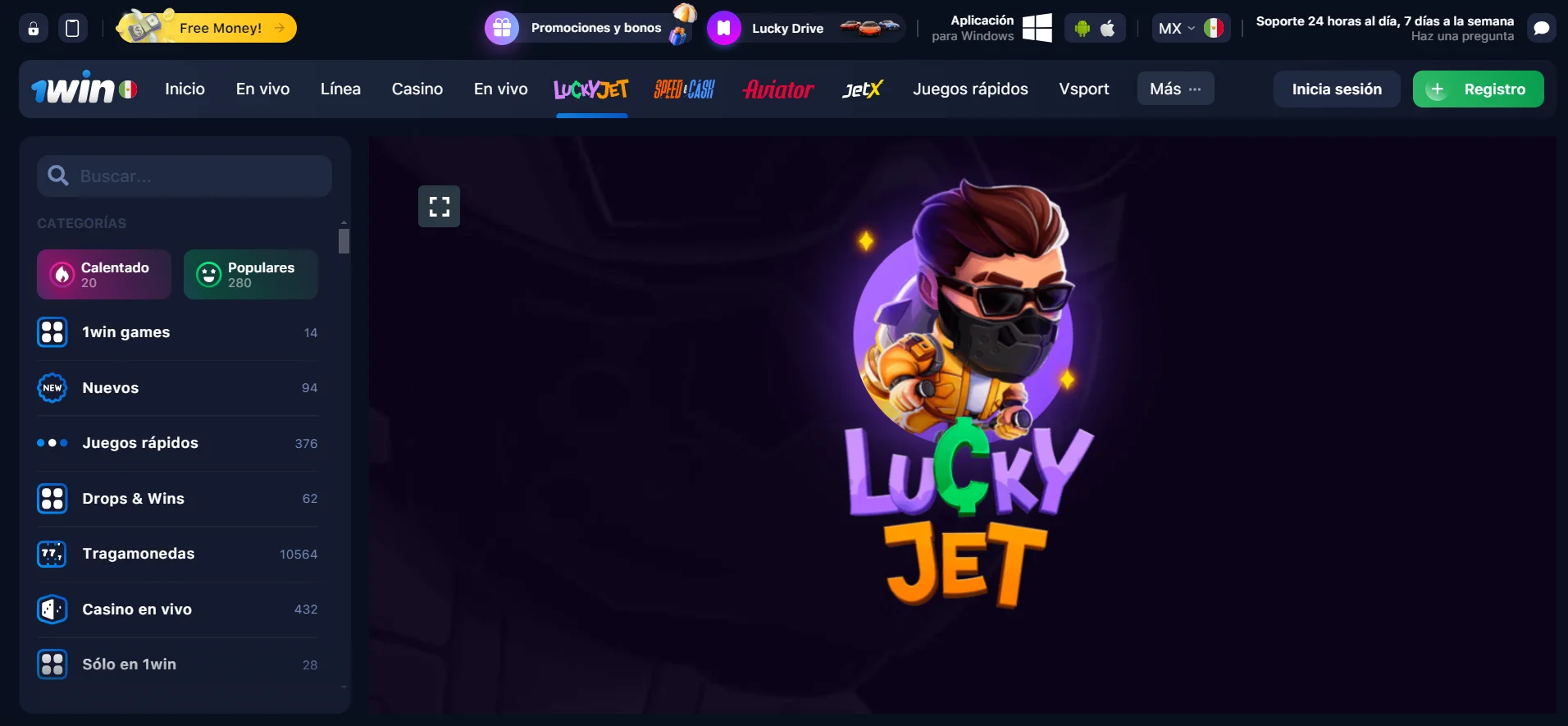 Juega Lucky Jet con Litecoin en 1Win casino Litecoin casinos México 1win