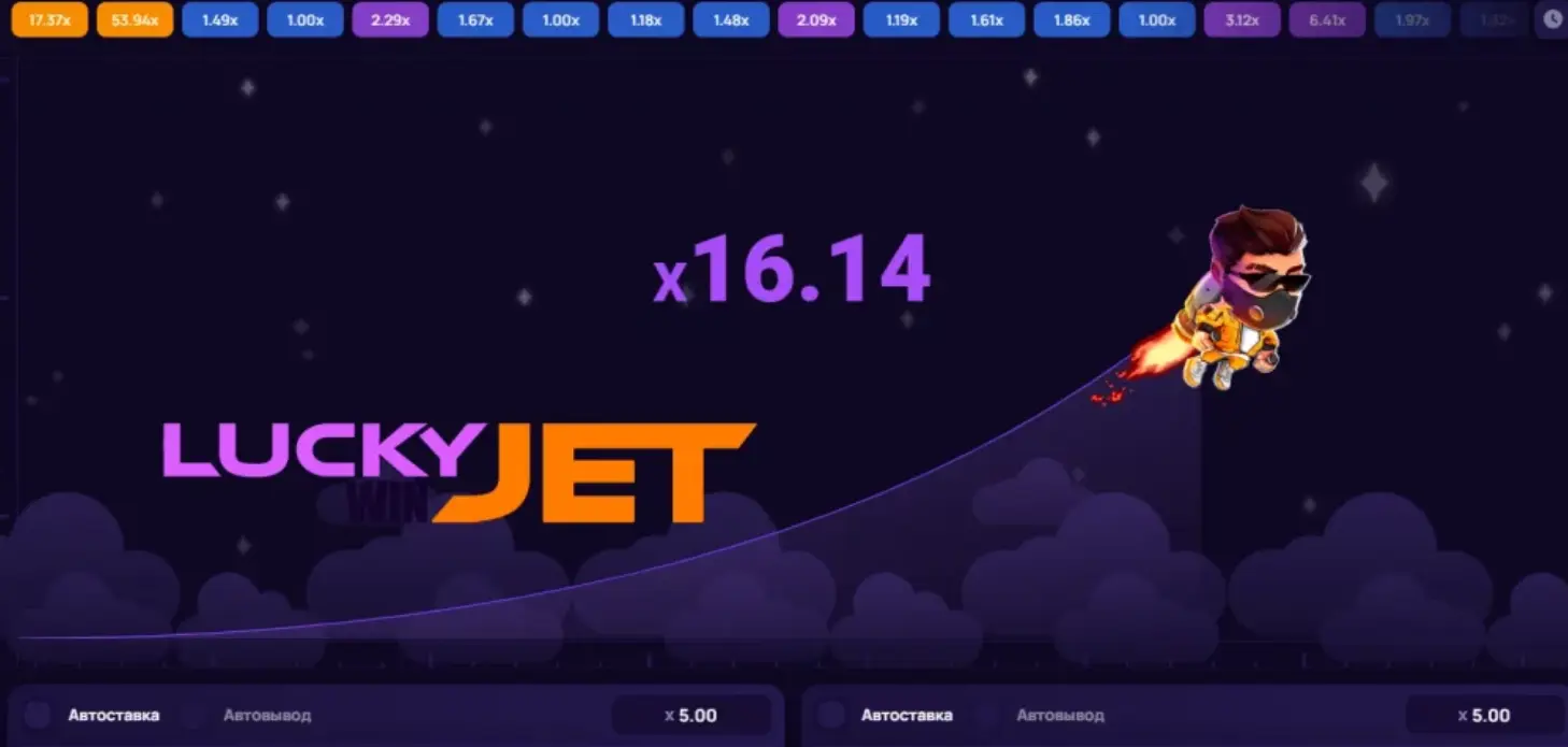 Juega en los mejores crash casinos Lucky Jet