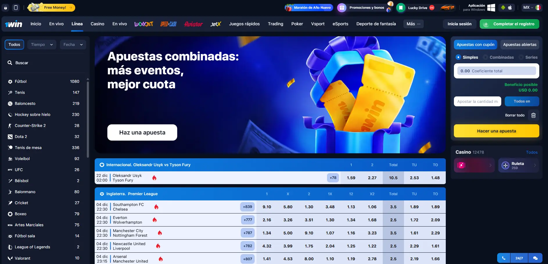 Apuesta en deportes en 1win 1win apuesta