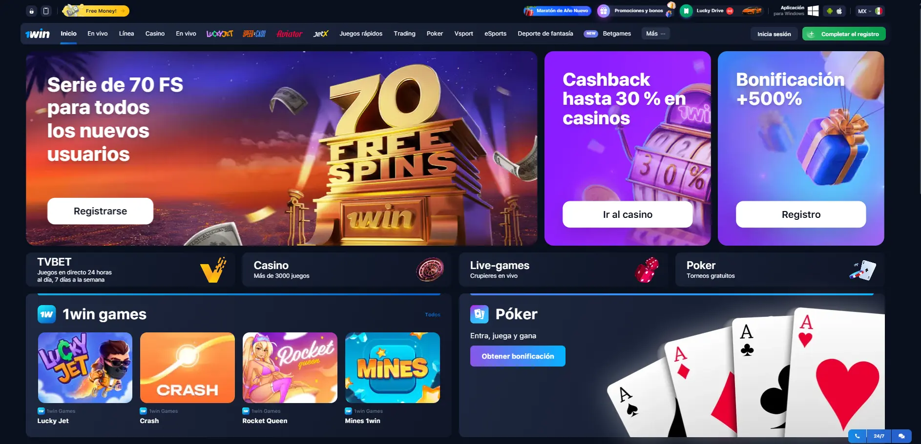 Juega en 1win con dinero real 1win dinero real