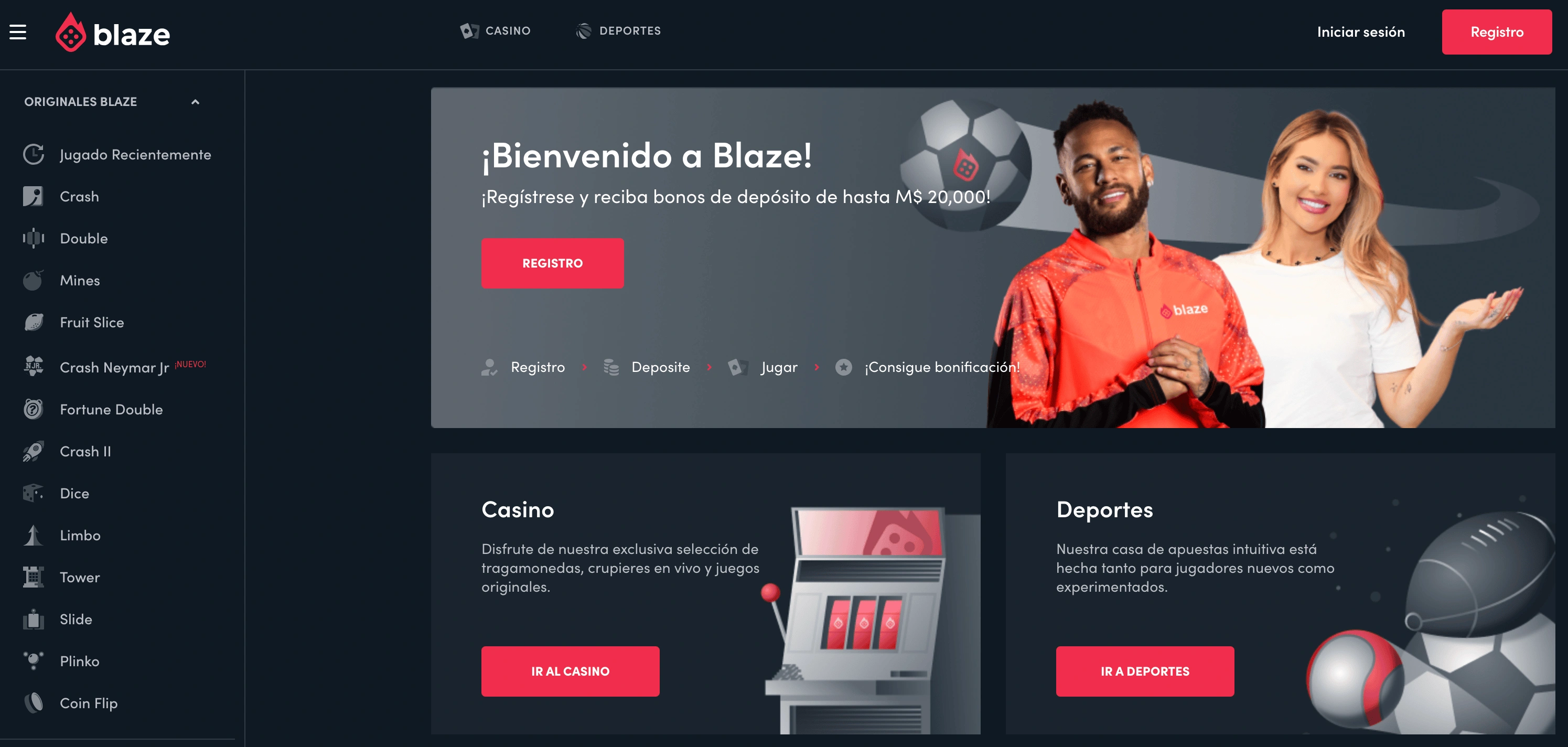 Blaze casino online